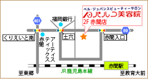 赤間店地図